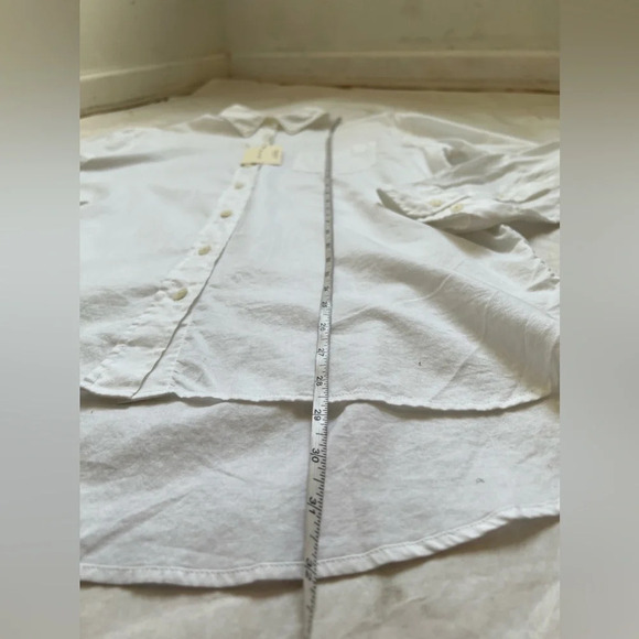 Gant Shirt Women Size XL White Ex Boyfriend Preppy Button Down Academia Classic - Picture 5 of 8